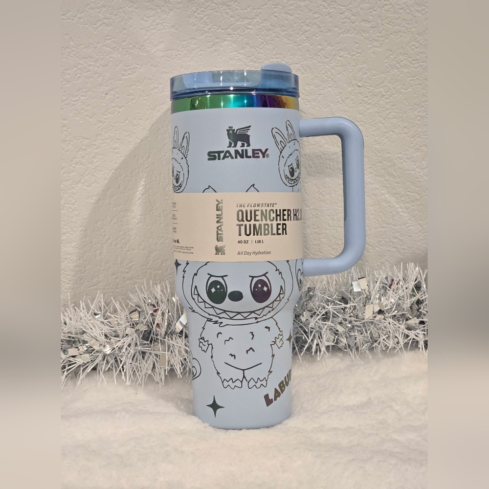 Stanley Iridescent Light Blue Quencher H2.0 Tumbler 40 oz